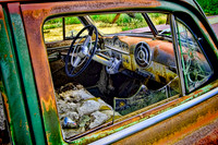 Abandoned 1950 Pontiac Silver Streak in HDR, Moab, Utah